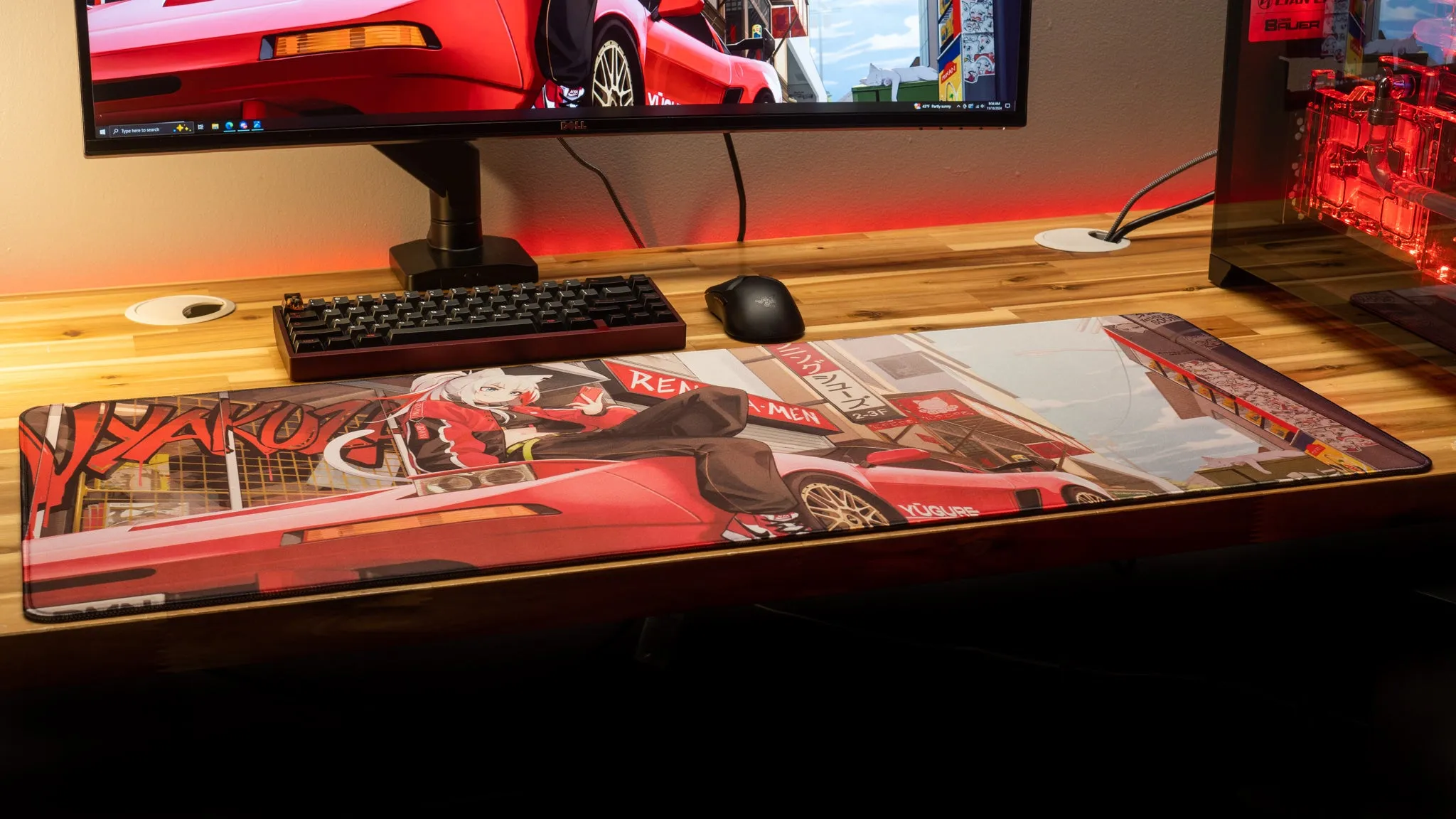 Renyan "SPRING 2024 - Mikan's NSX" Content Creator Collaboration Gaming Gaming Mouse Pad Deskmat