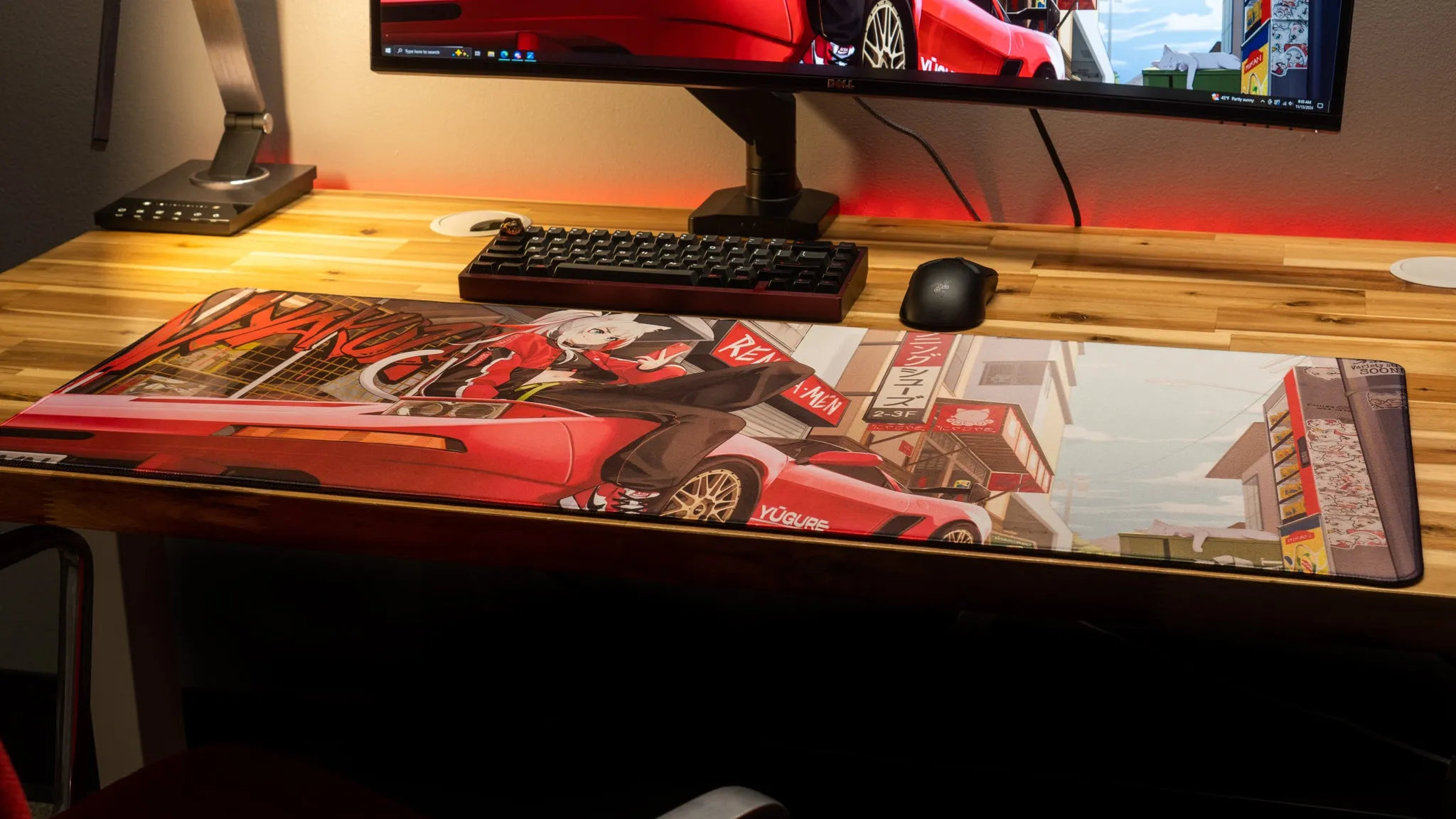 Renyan "SPRING 2024 - Mikan's NSX" Content Creator Collaboration Gaming Gaming Mouse Pad Deskmat