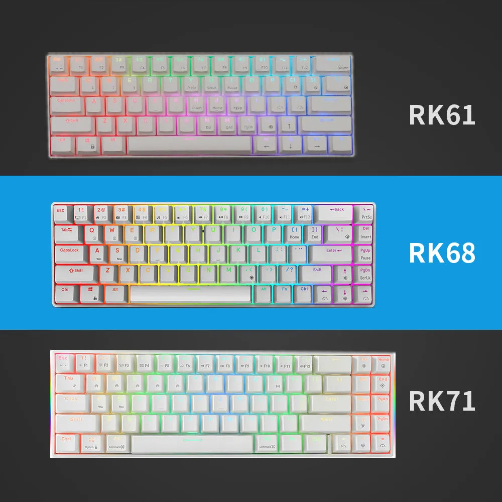 RK68 (RK855) RGB Wireless 65% Compact Mechanical Keyboard