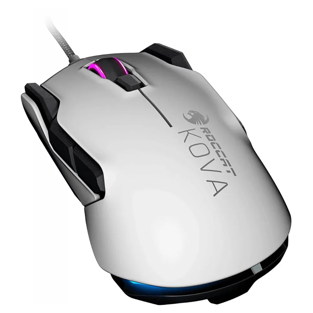 ROCCAT Gaming Mouse Kova AIMO White RBG Ambidextrous