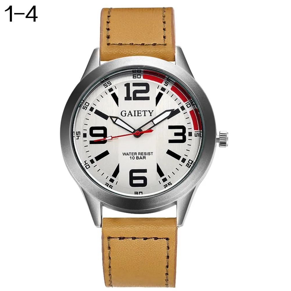 Round Quartz Wrist Watch