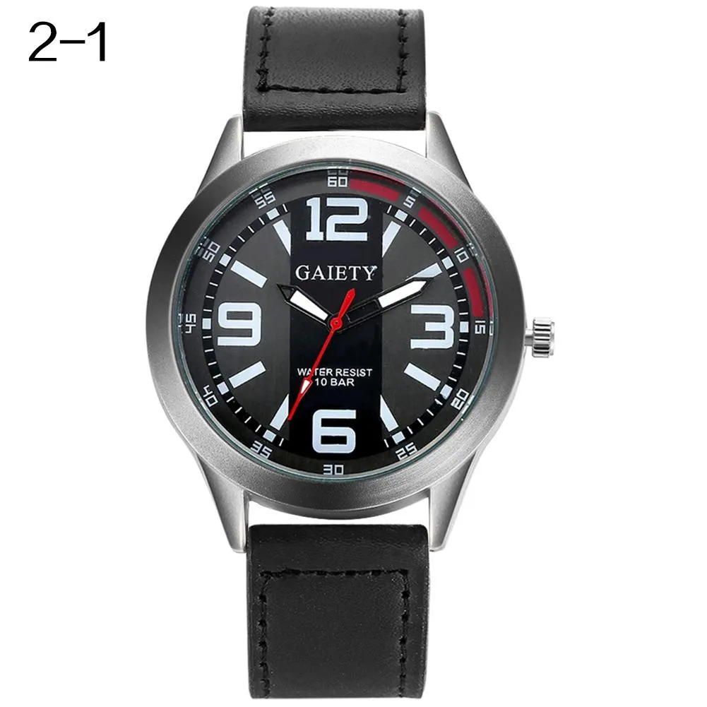 Round Quartz Wrist Watch