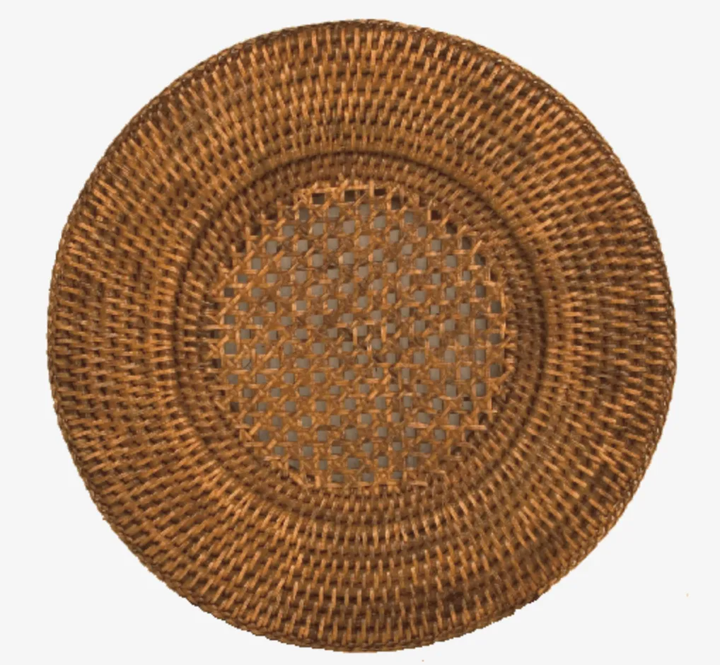 Round Rattan Charger