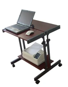 S3915 26" Compact Small Computer Desk for small spaces, bedroom, home-office, dorm.. Adjustable Monitor Keyboard Height