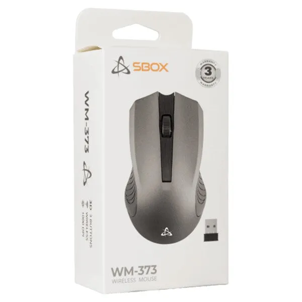 Sbox Wireless Mouse - Grey | WM-373G