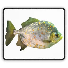 Silver Fish with Specs Gaming Mouse Pad