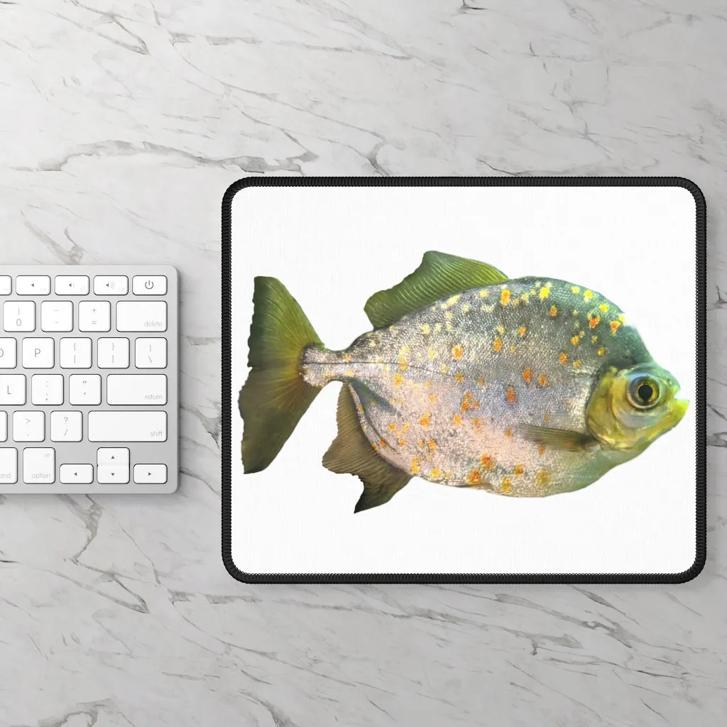 Silver Fish with Specs Gaming Mouse Pad