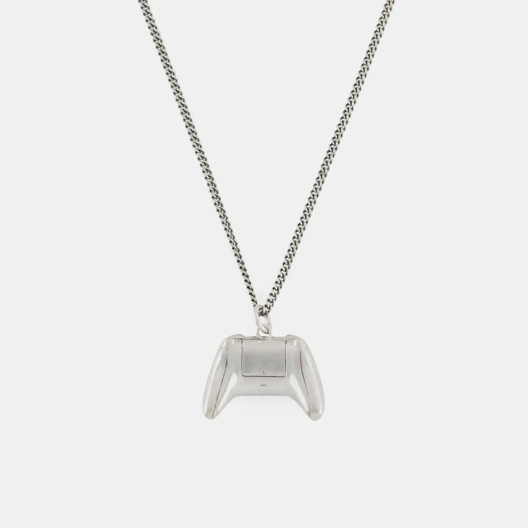 Silver Xbox Controller Necklace