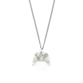 Silver Xbox Controller Necklace