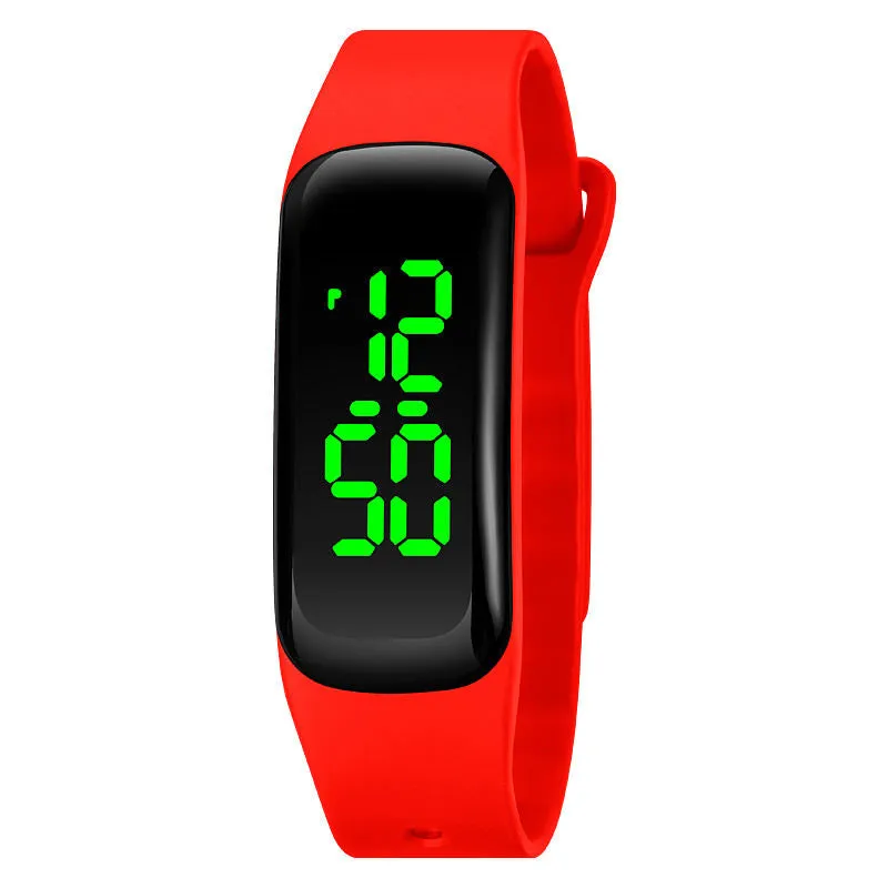 SKMEI 1827 LED Display Touch Watch w/ 3D Rounded Arc Mirror