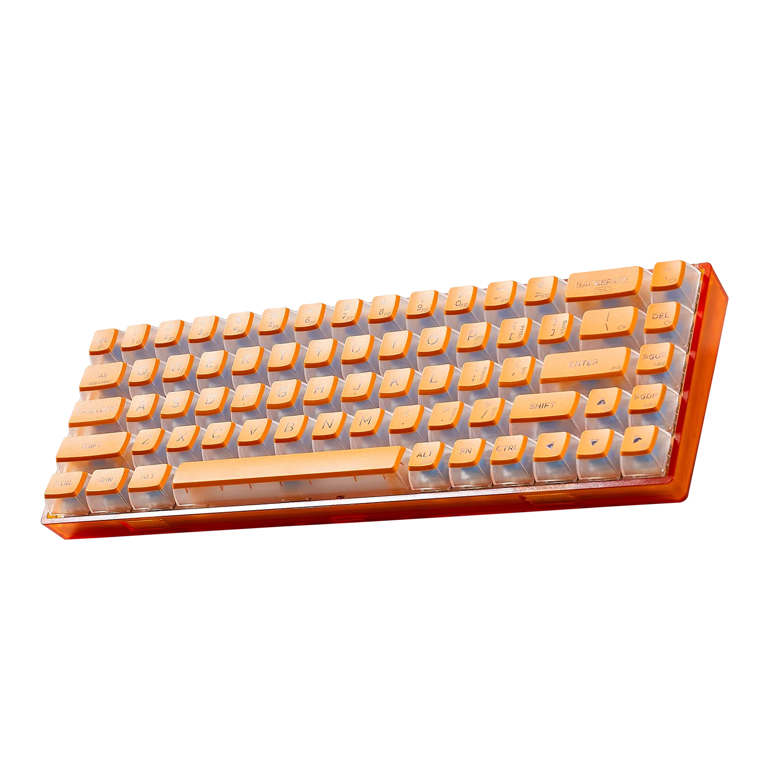 Soda Orange 65% RGB Clicky Mechanical Wireless Gaming Keyboard