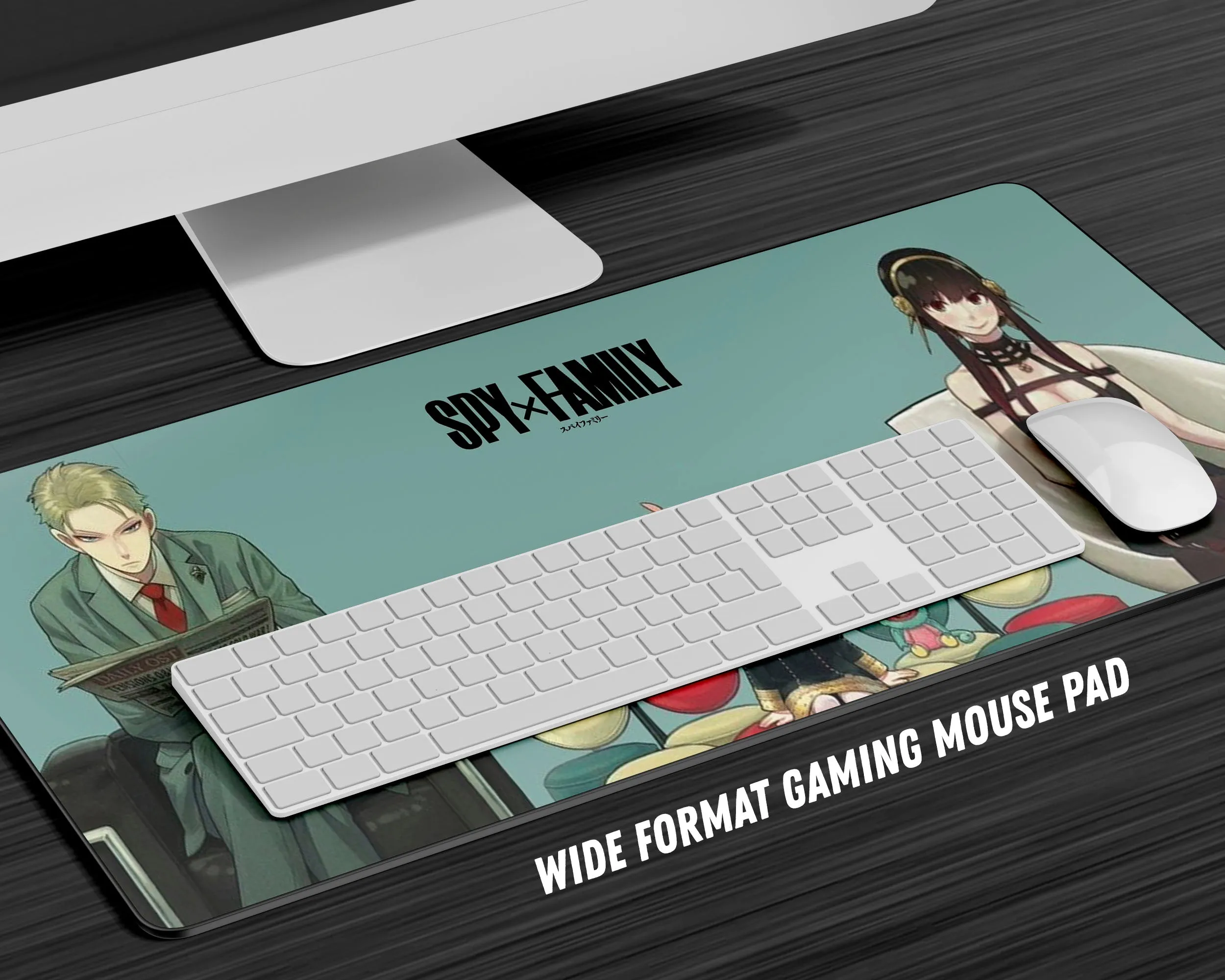 Spy x Family Forger Fam Seats Gaming Mouse Pad