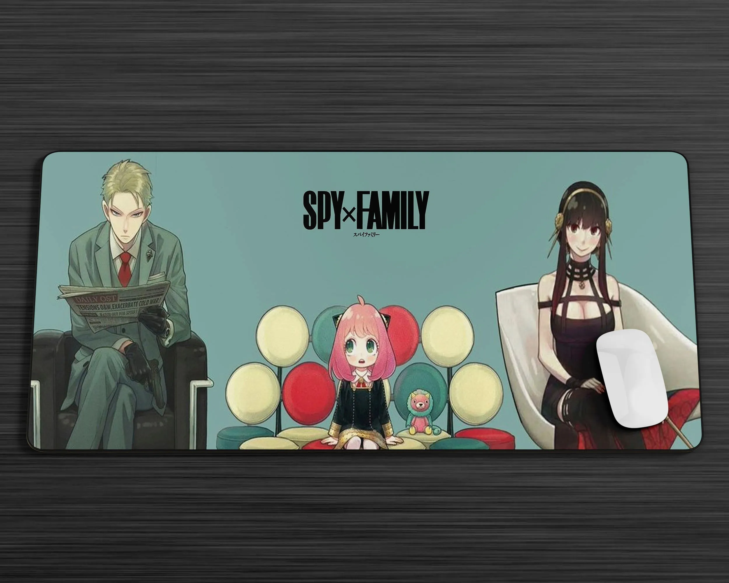 Spy x Family Forger Fam Seats Gaming Mouse Pad