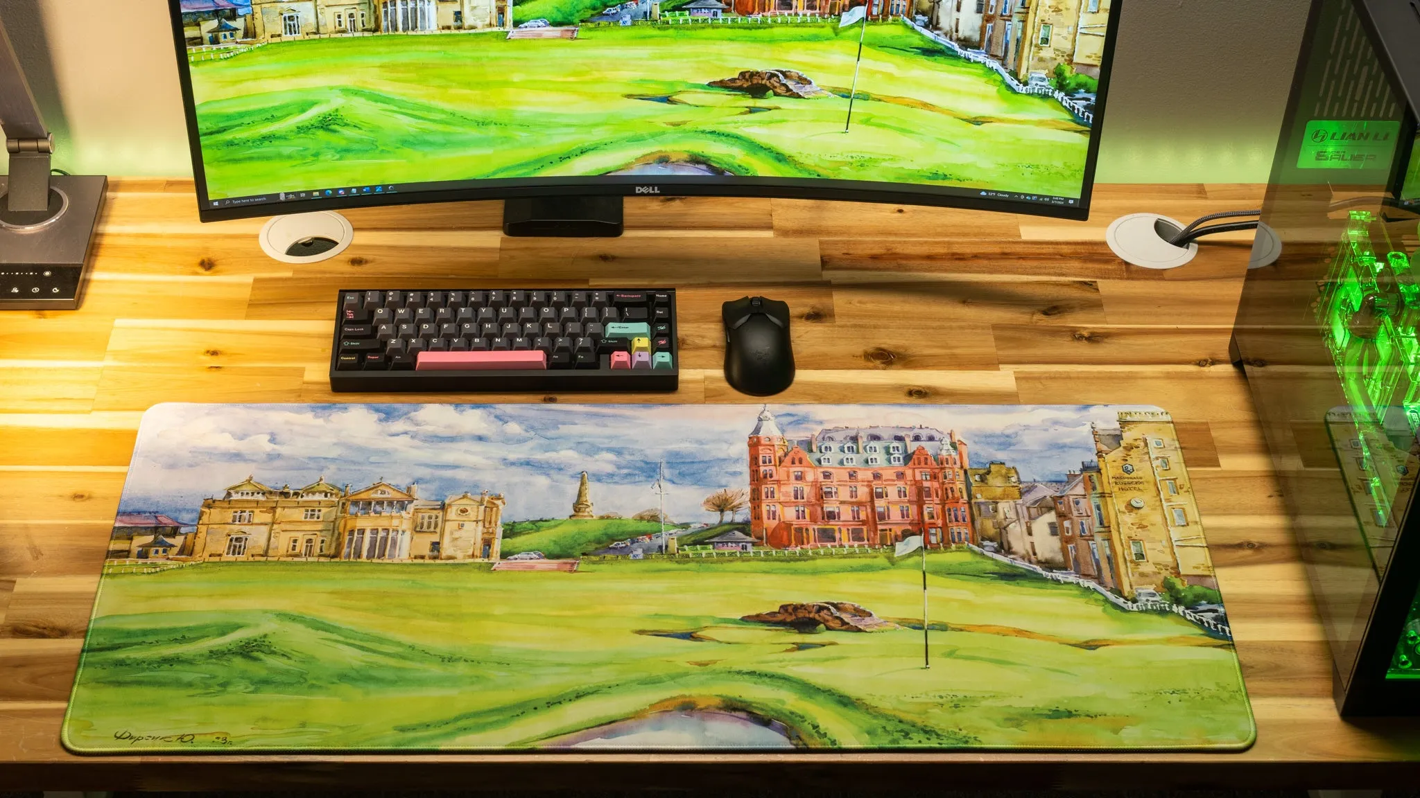 St. Andrews Old Course "Hole 1" Limited Edition Deskmat XL Mousepad