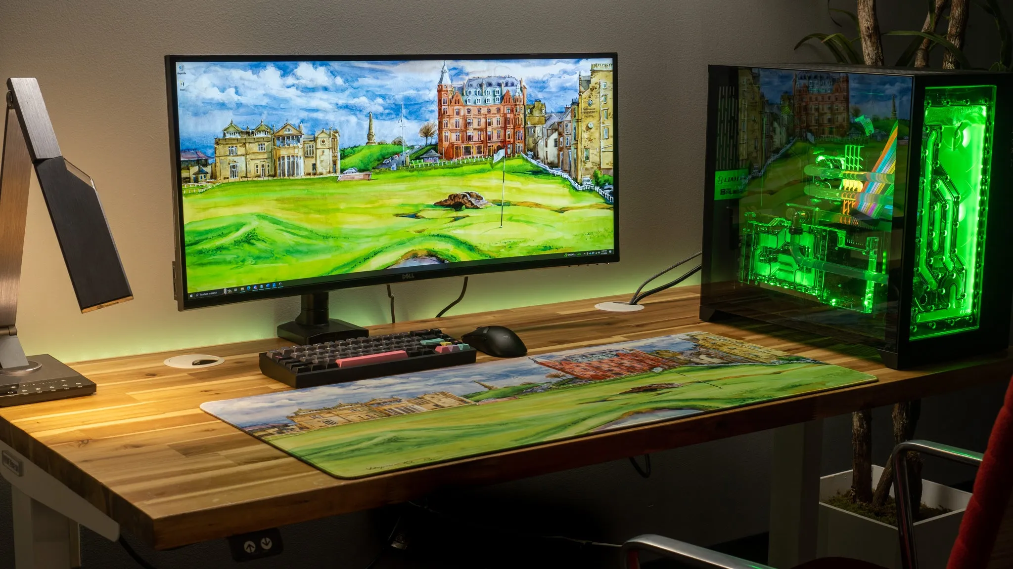 St. Andrews Old Course "Hole 1" Limited Edition Deskmat XL Mousepad