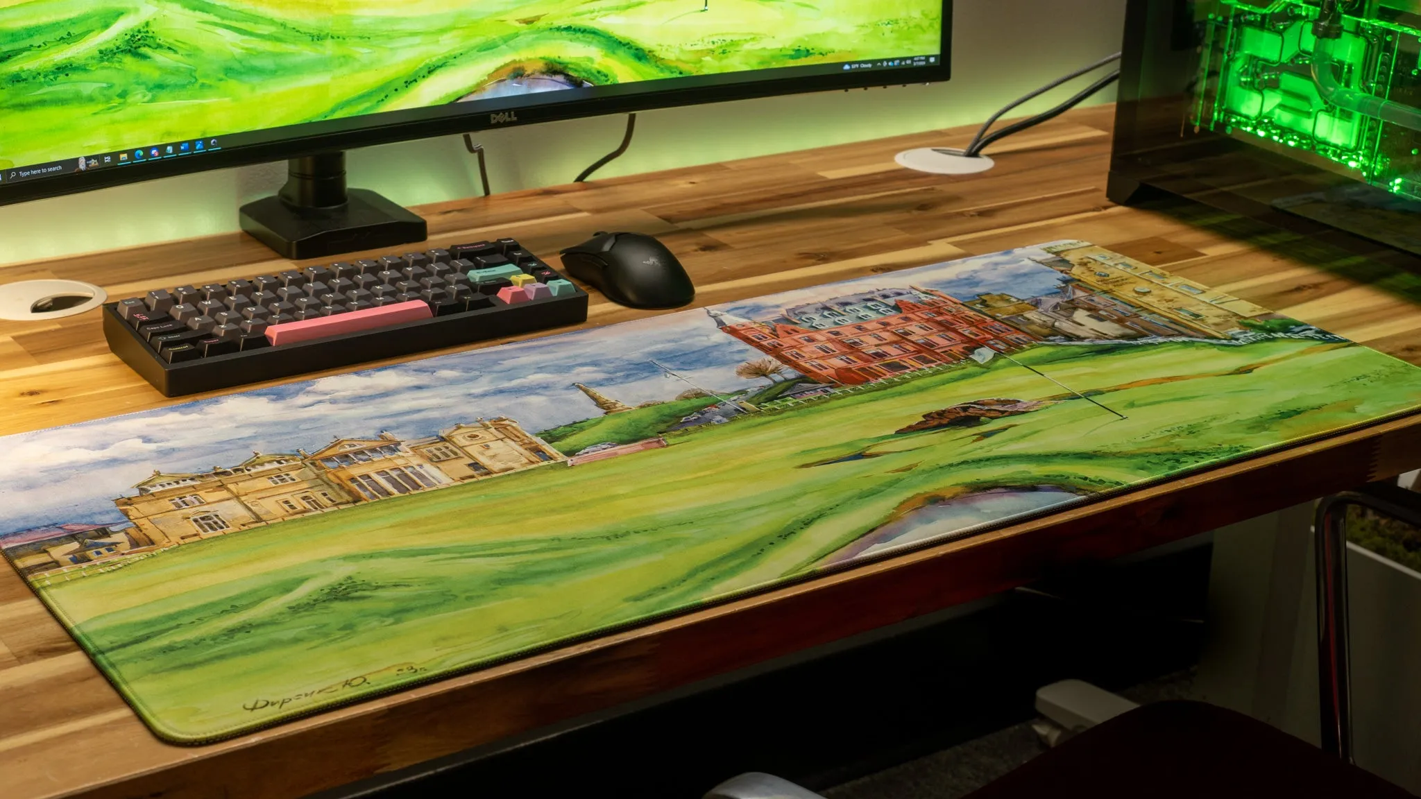 St. Andrews Old Course "Hole 1" Limited Edition Deskmat XL Mousepad