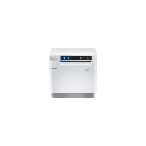 Star Micronics mC-Print3 3-inch Ethernet (LAN) / USB / Lightning Thermal POS Printer with CloudPRNT, Cutter, and External Power Supply - White