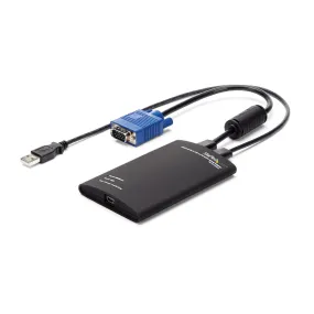 Startech.Com Crash Cart Adapter - 1920 X 1200 - Portable Laptop Usb 2.0 To Kvm Console (Notecons01) - Kvm Switch - 1 Por