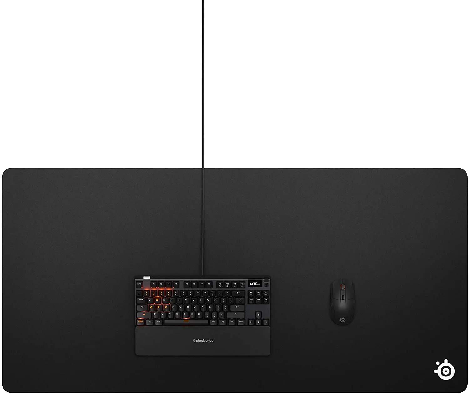 SteelSeries QcK Gaming Surface - 3XL Cloth Mouse Pad of All Time - Optimized for Gaming Sensors - Maximum Control