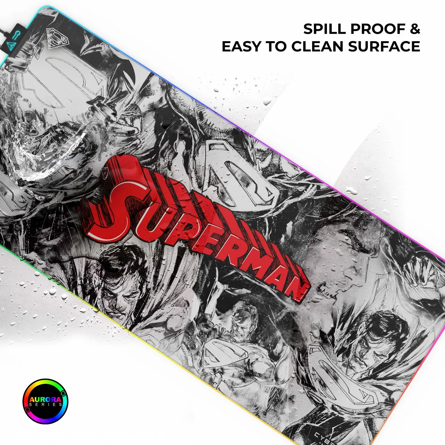 Superman Jim Lee Edition Gaming Mouse Pad