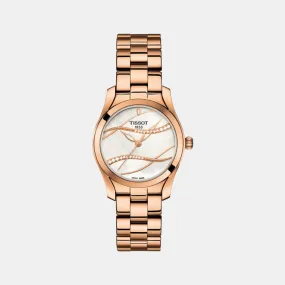 T-Wave Women Analog Stainless Steel Watch T1122103311100