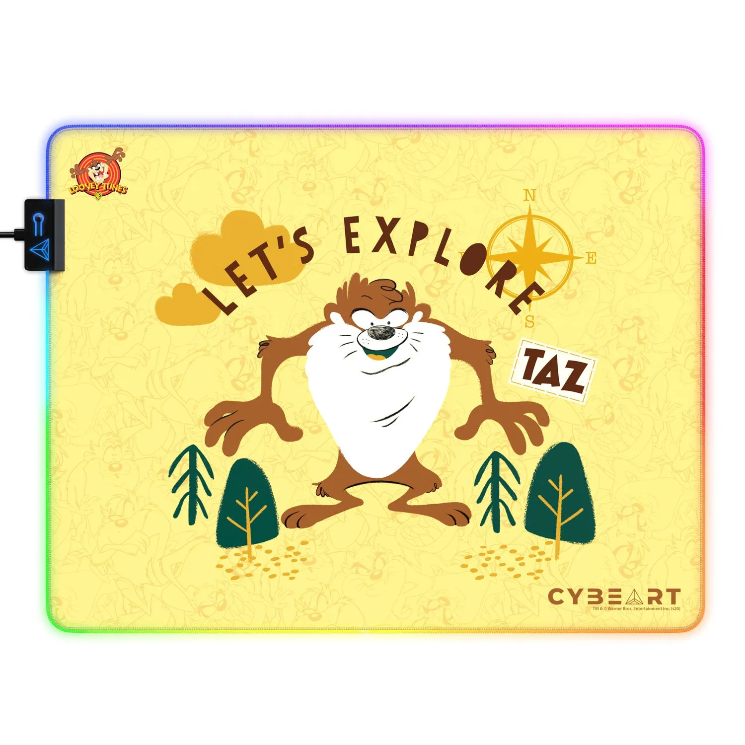 TAZ - The Tasmanian Devil Gaming Mouse Pad