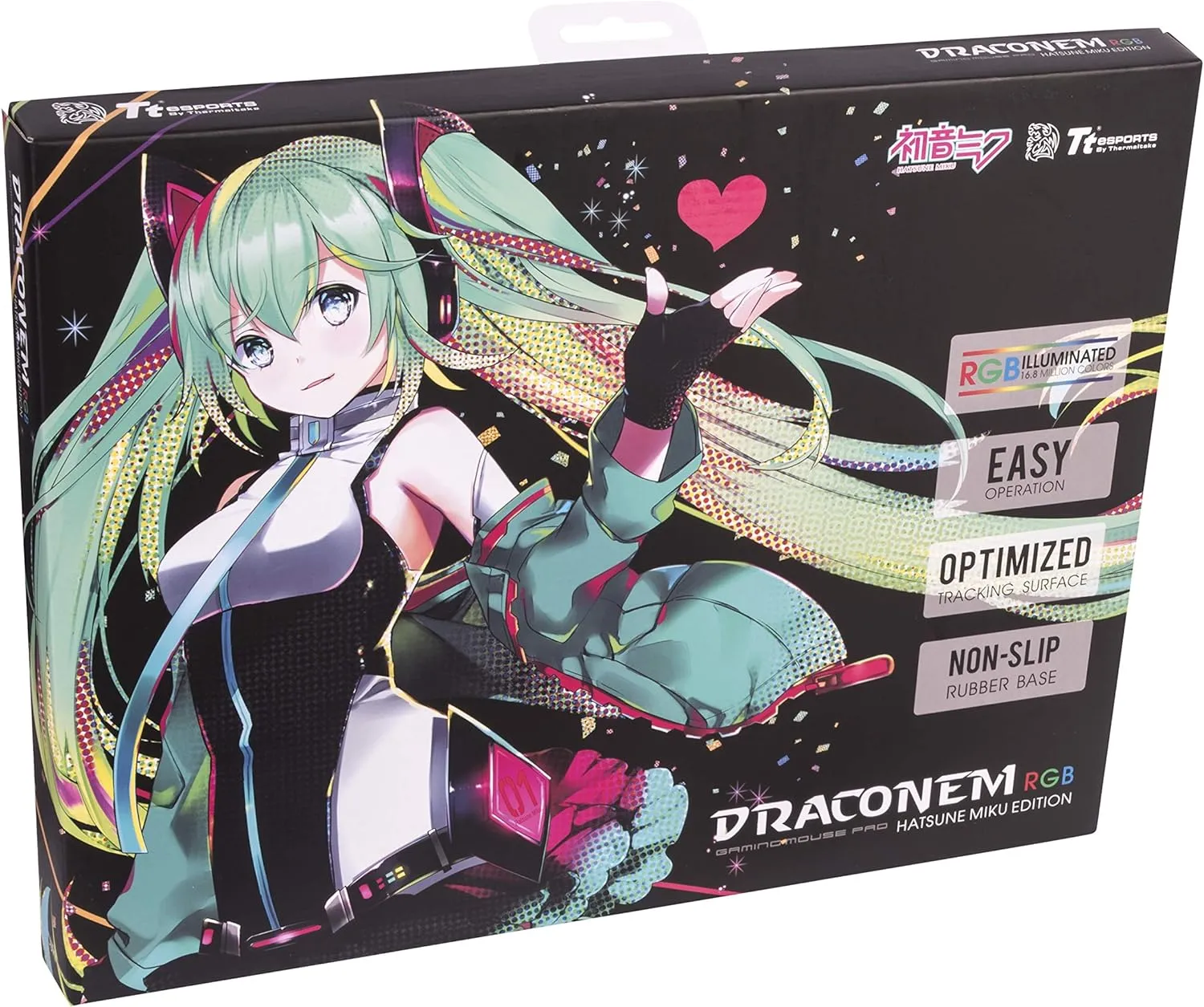 Thermaltake Tt Esports Draconem RGB Hatsune Miku Edition Gaming Mouse Pad