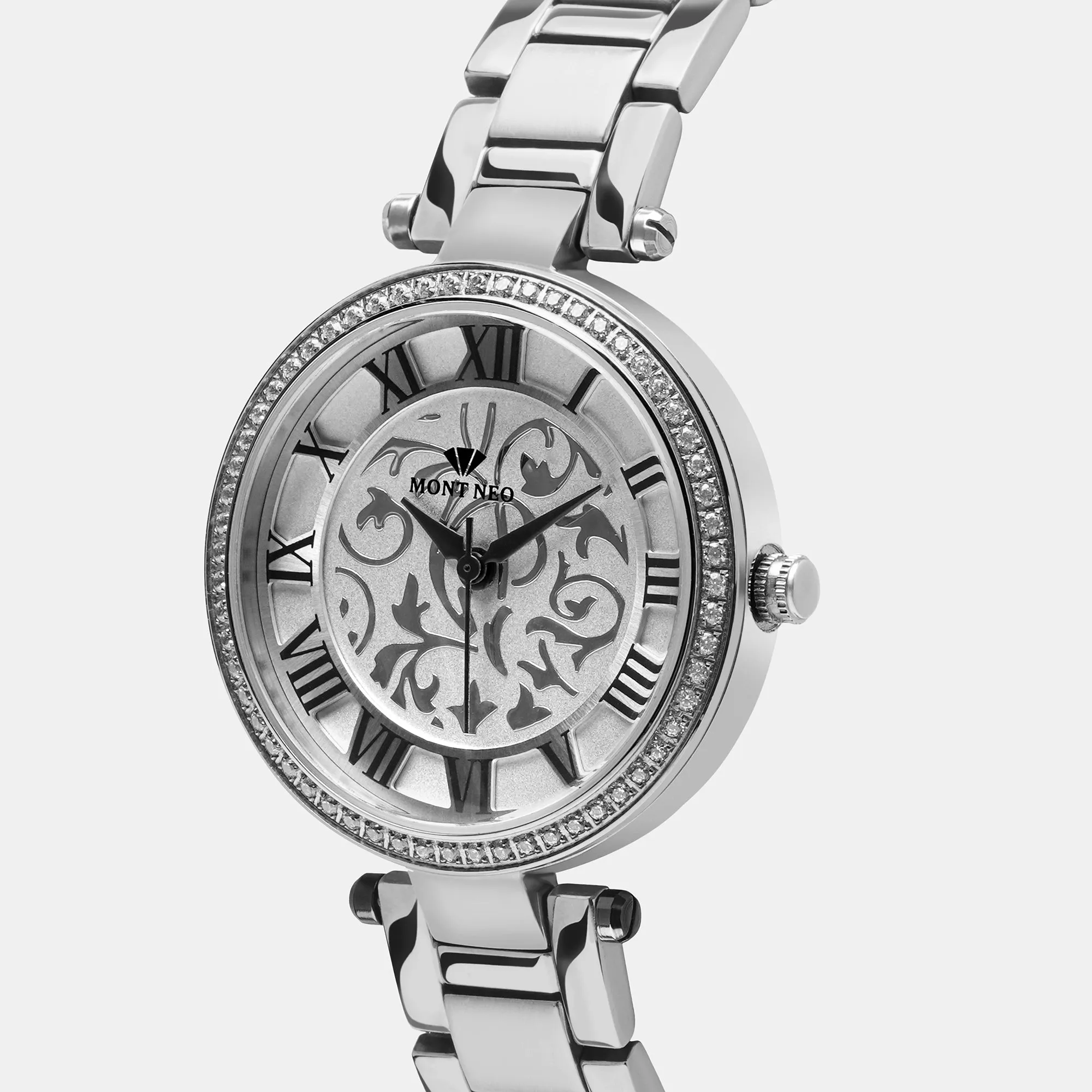 Timeless Silver Analog Women Stainless Steel Watch 7503T-M1103