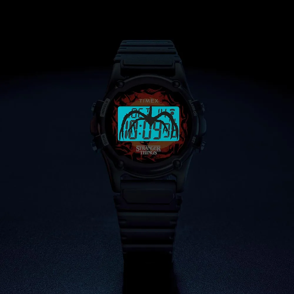 Timex Atlantis x Stranger Things Digital 40mm Resin Band