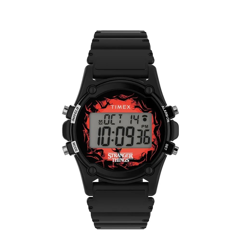 Timex Atlantis x Stranger Things Digital 40mm Resin Band