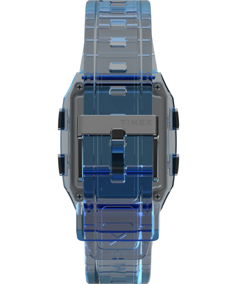 Timex LCA 35mm Resin Strap Watch Blue/Blue TW2W45100VQ