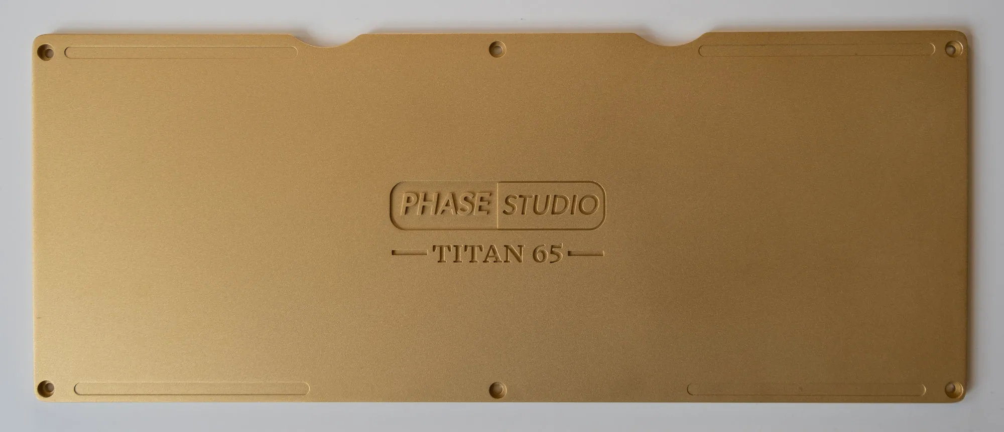 Titan65 Aluminum/Brass Mechanical Keyboard Kit [Refurbished]