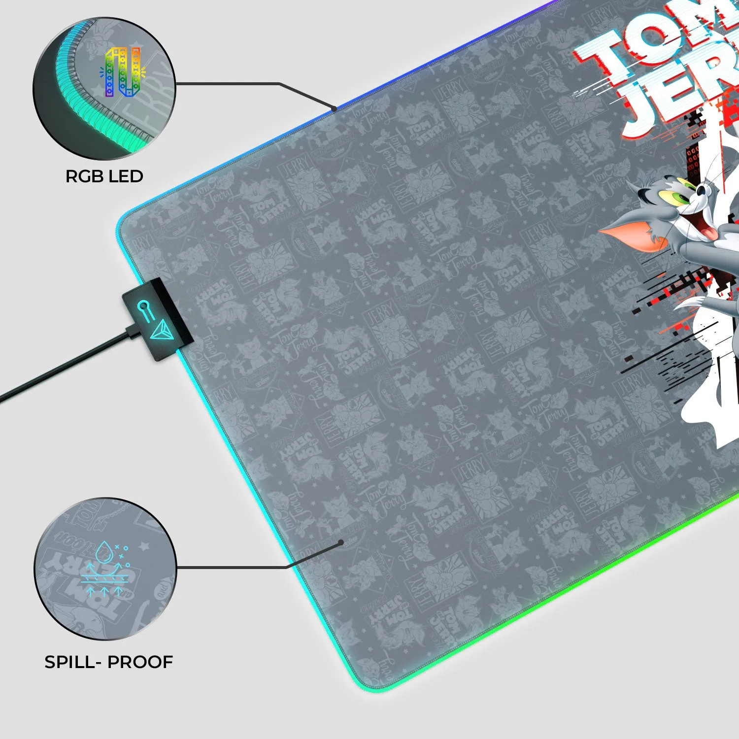 Tom and Jerry Gaming Mouse Pad