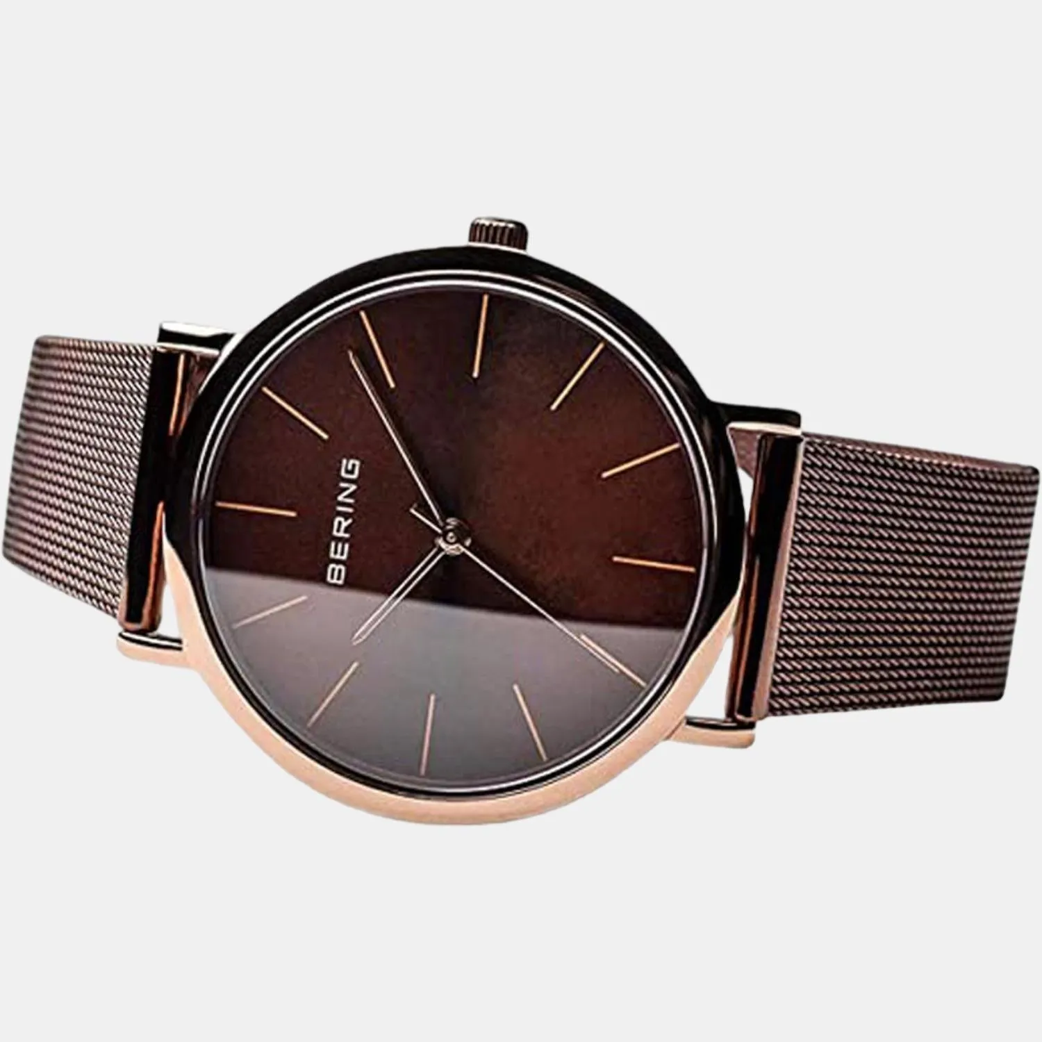 Unisex Brown Analog Stainless Steel Watch 13436-265