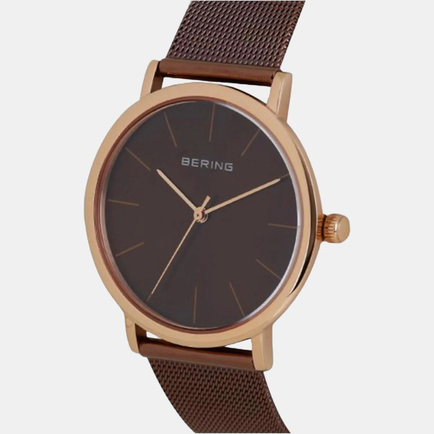 Unisex Brown Analog Stainless Steel Watch 13436-265