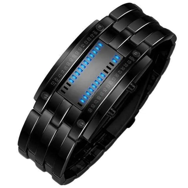 Unisex Digital LED Binary Sports Watch