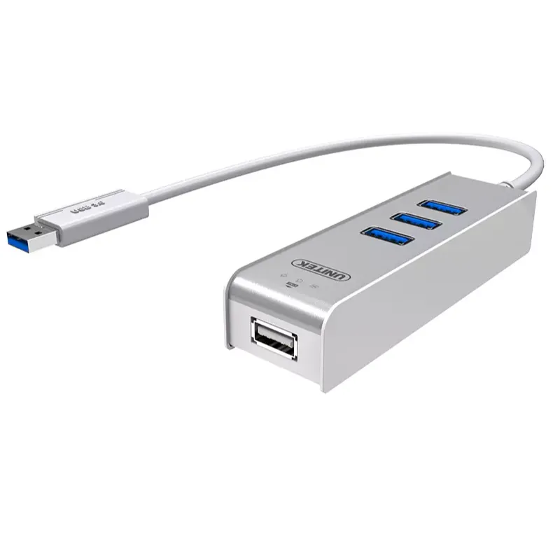 Unitek Y-3076 3 Port USB 3.0 Hub With 1 Port KM Swap And File Transfer