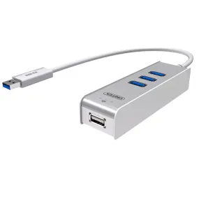 Unitek Y-3076 3 Port USB 3.0 Hub With 1 Port KM Swap And File Transfer