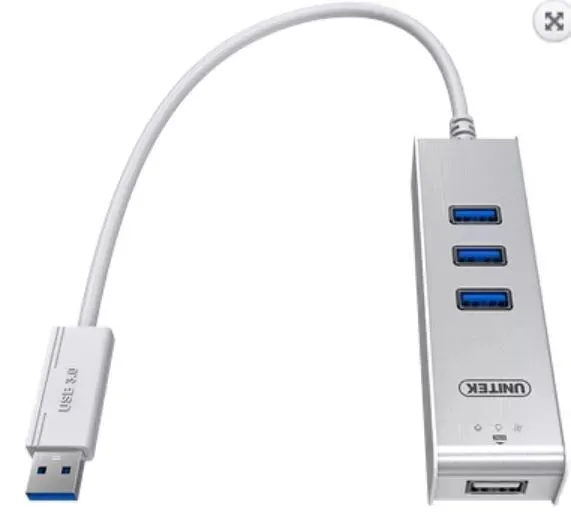 Unitek Y-3076 3 Port USB 3.0 Hub With 1 Port KM Swap And File Transfer