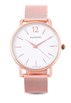 Valentino 20122228-WHITE DIAL Stainless Steel Watch for Women