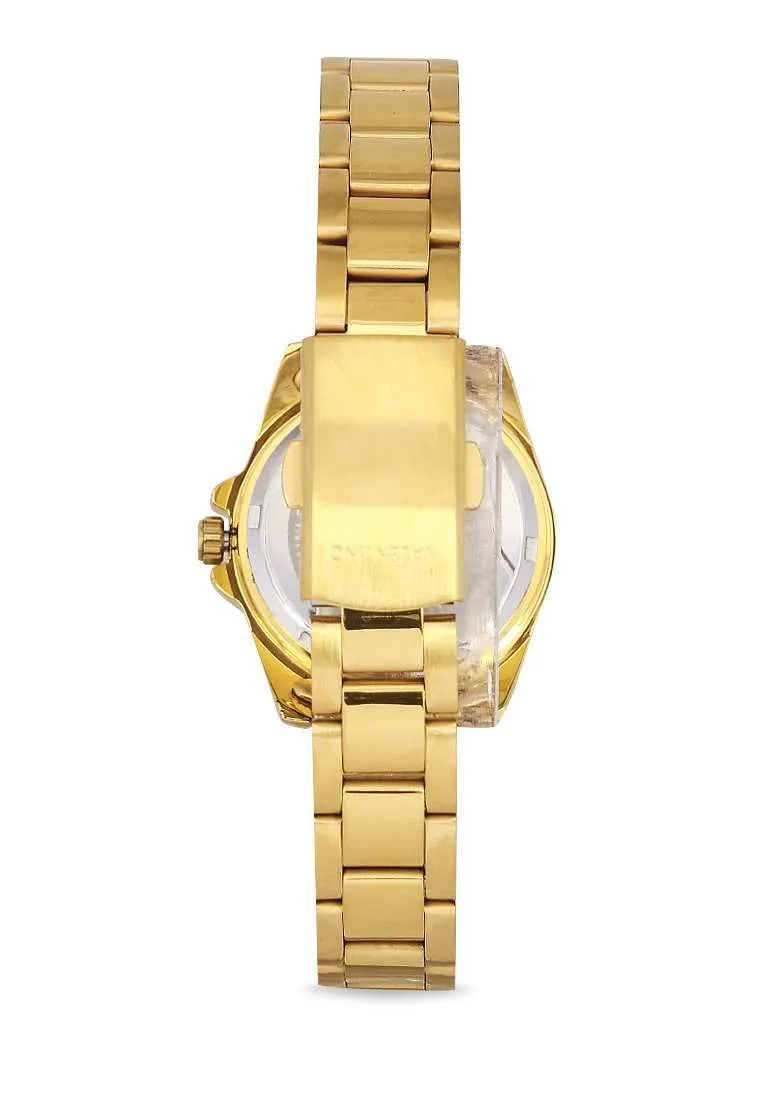 Valentino 20122289-SILVER DIAL Gold Stainless Steel Watch for Women