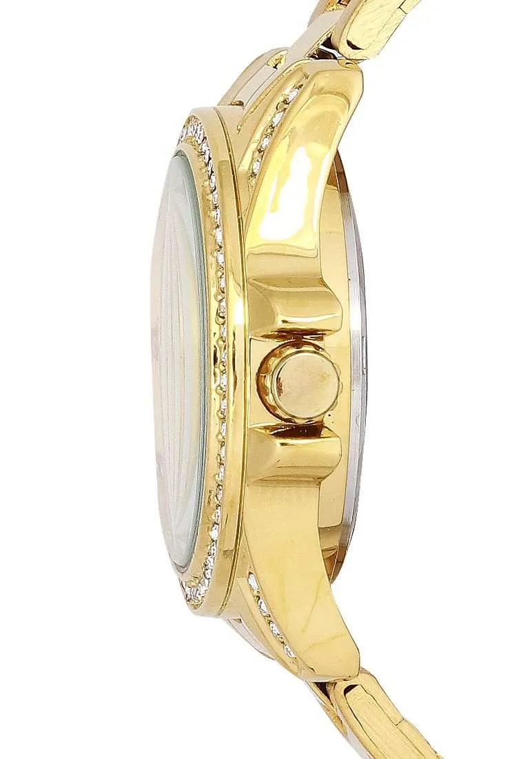 Valentino 20122289-SILVER DIAL Gold Stainless Steel Watch for Women