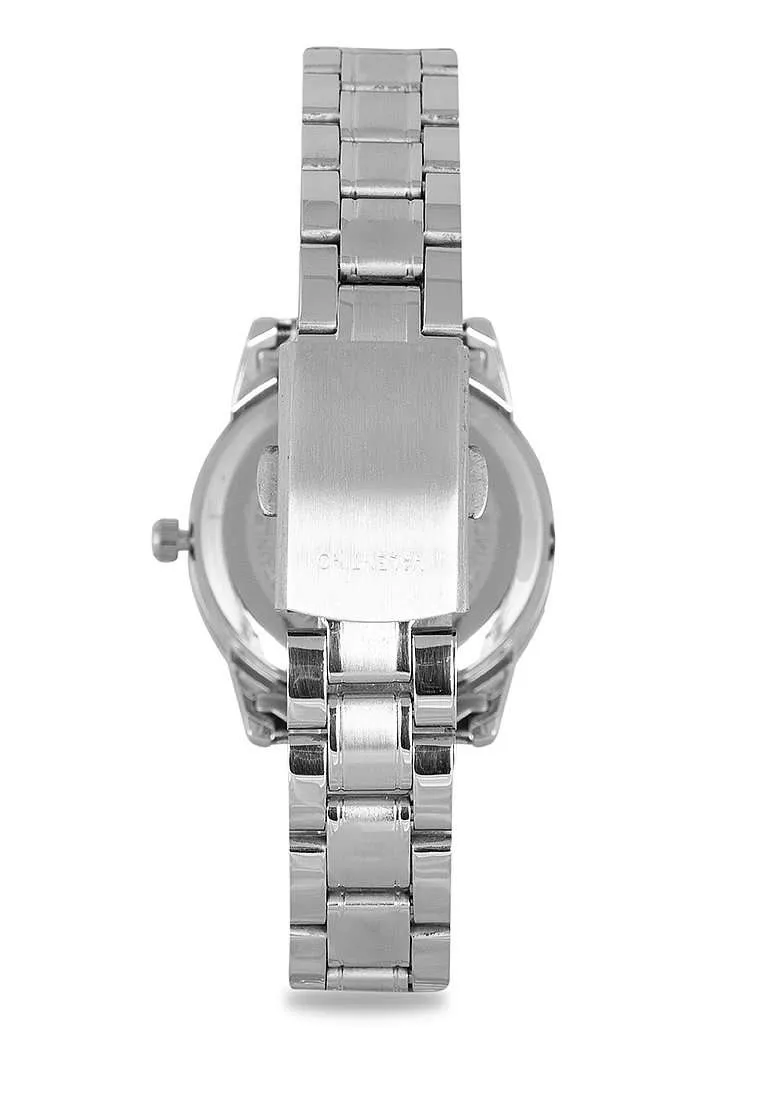 Valentino 20122300-SIL RING-BLK DIAL Silver Strap for Women