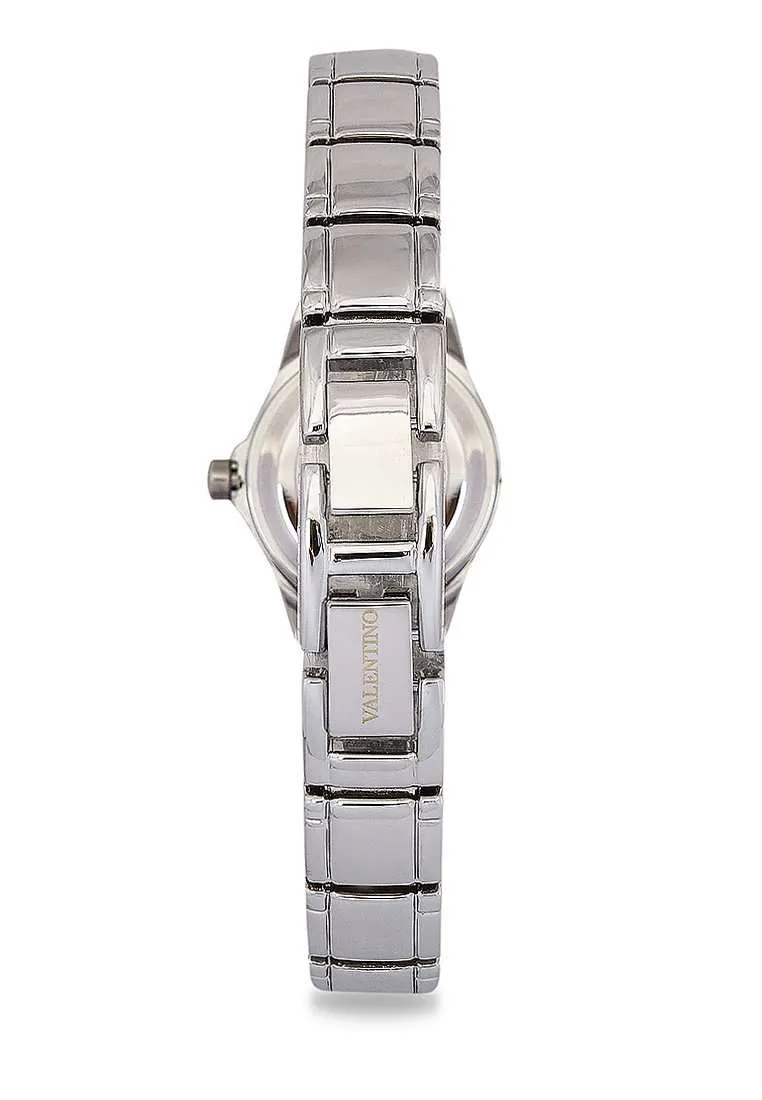 Valentino 20122308-PINK DIAL Silver Stainless Steel Watch for Women