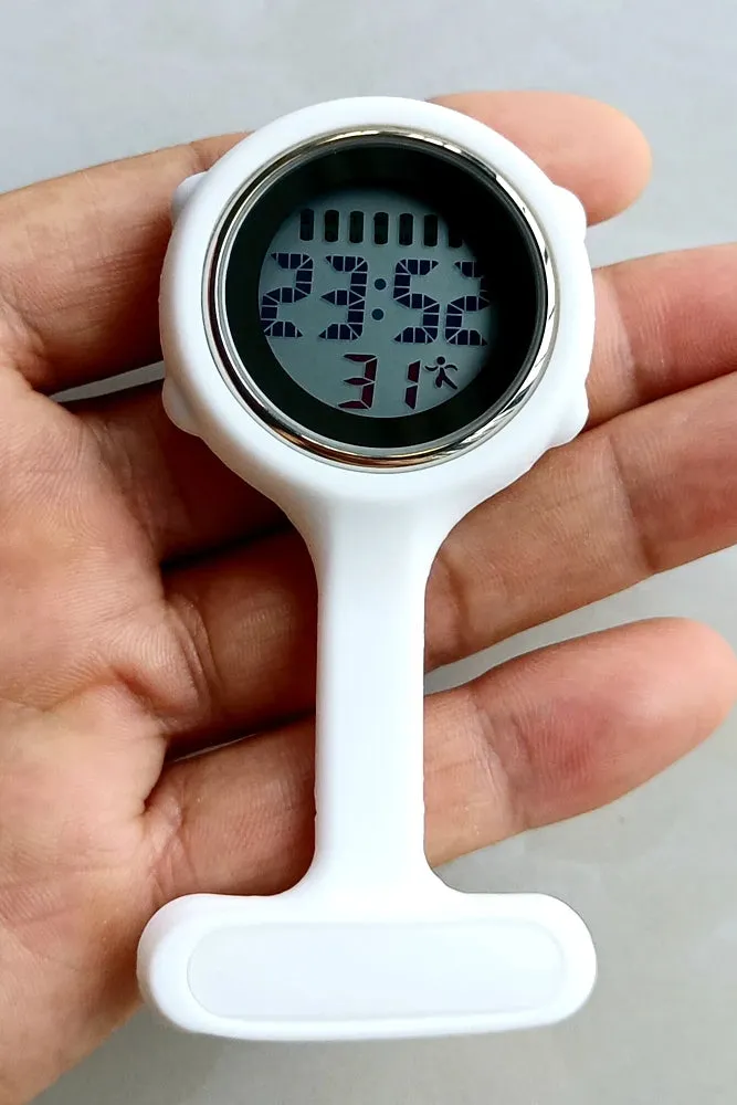 Versatile Digital Silicone Nurses Fob Watch – 7 Fashion Colours