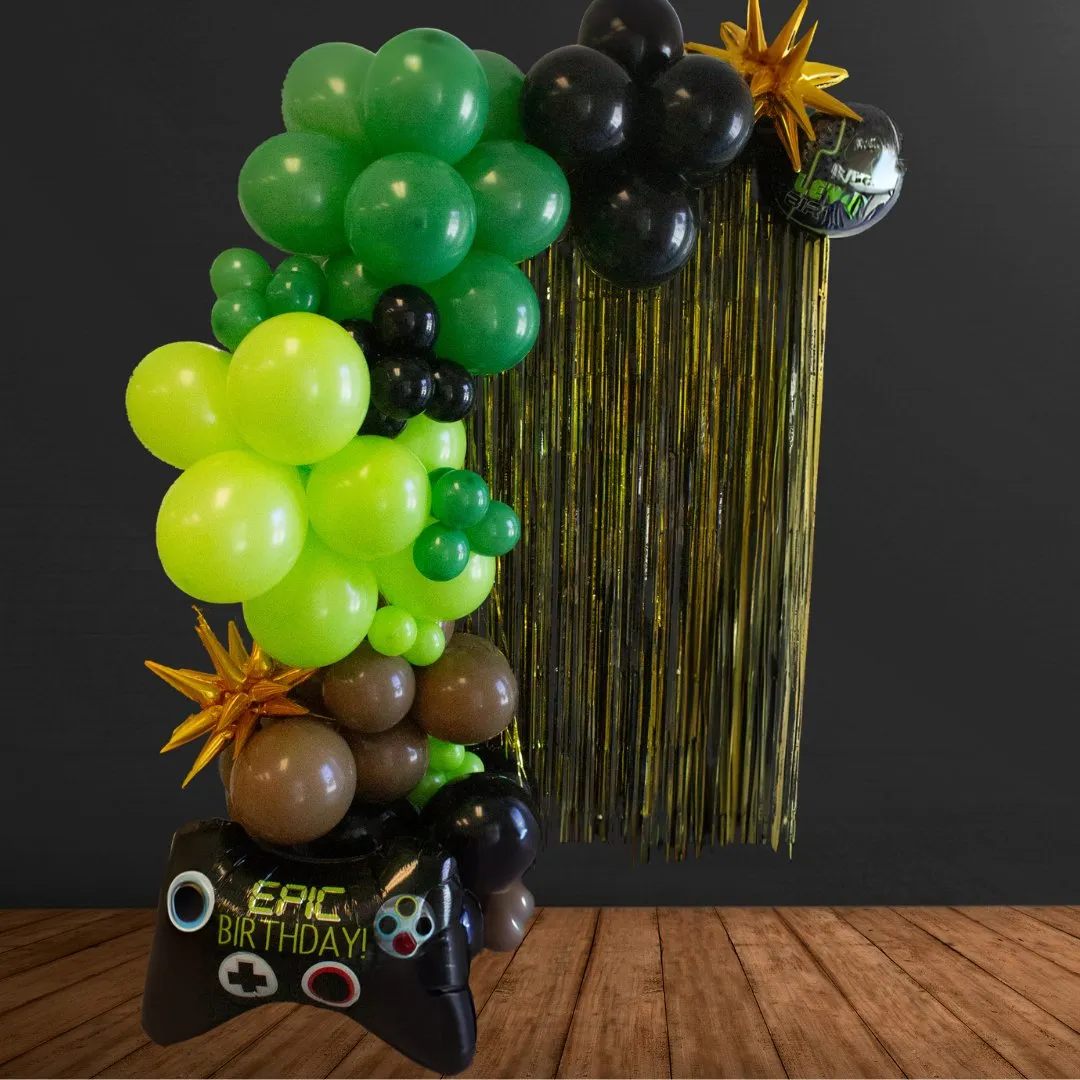 Video Game Balloon Arch - Balloon Garland Kit