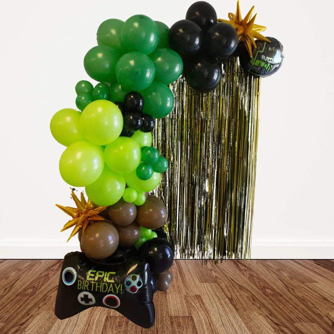 Video Game Balloon Arch - Balloon Garland Kit