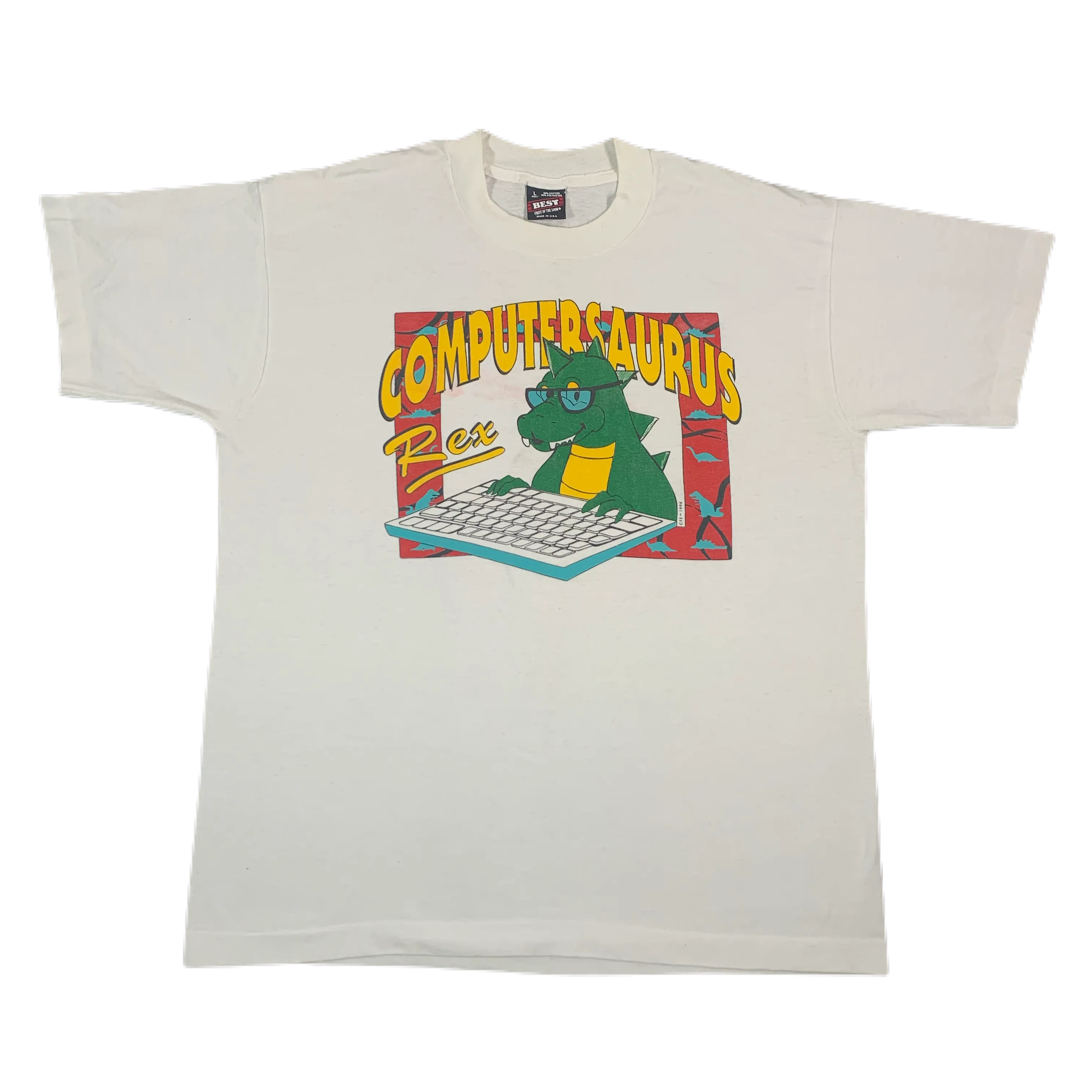 Vintage Computersaurus Rex “Keyboard” T-Shirt