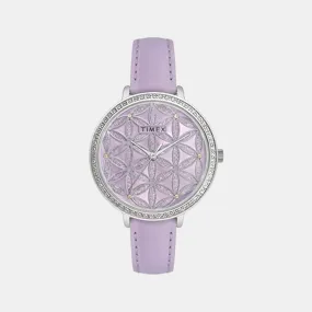 Women Analog Leather Watch TWEL14706