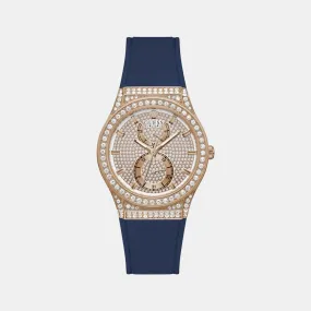 Women Rose Gold Analog Silicon Watch GW0439L4